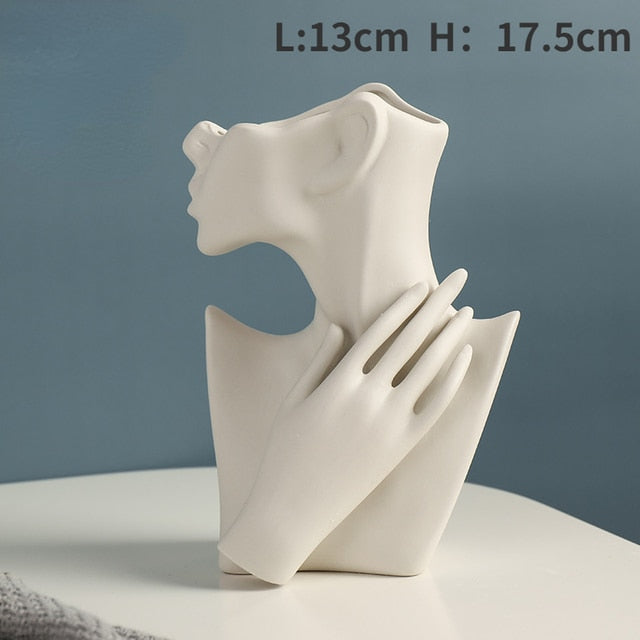 Ceramic Vase of Half Head