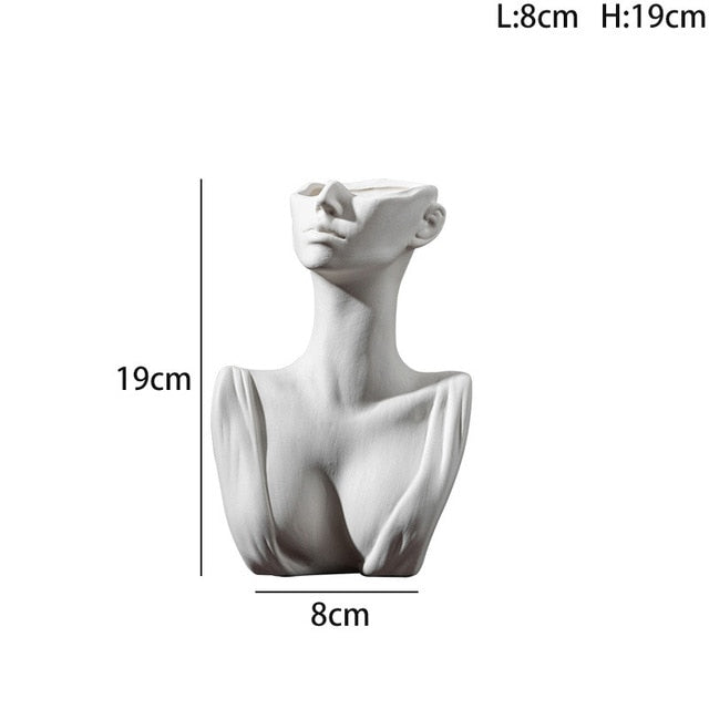 Ceramic Vase of Half Head