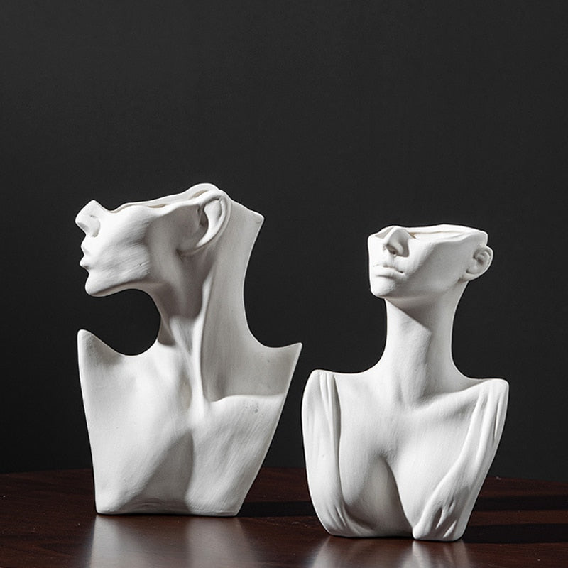 Ceramic Vase of Half Head