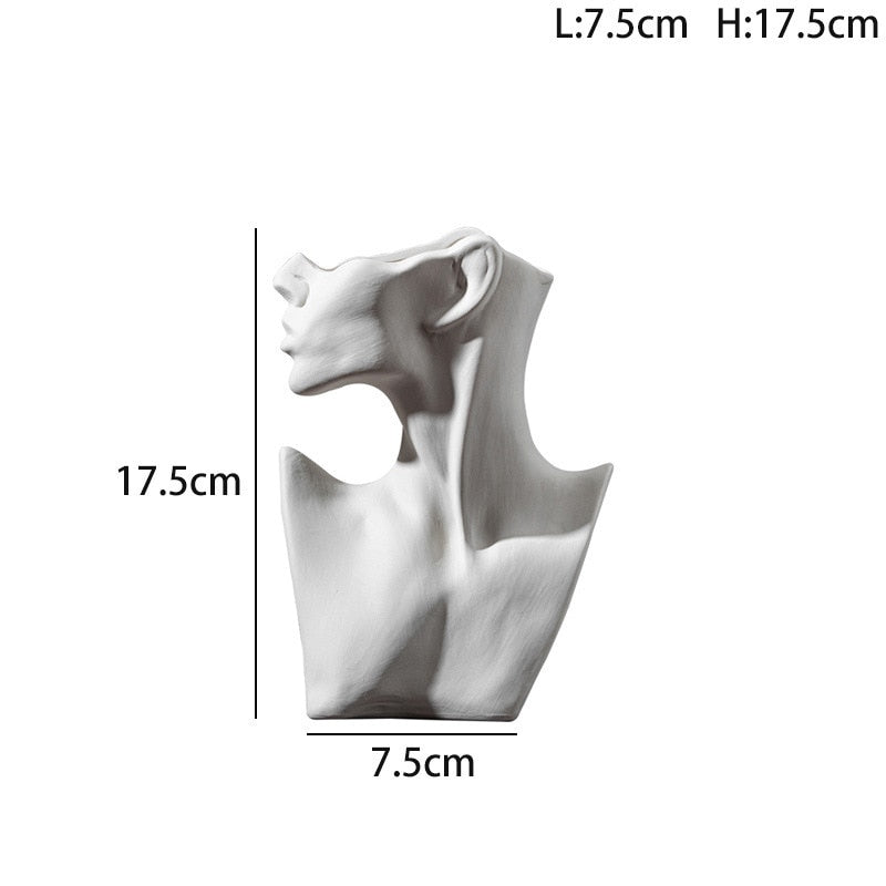 Ceramic Vase of Half Head