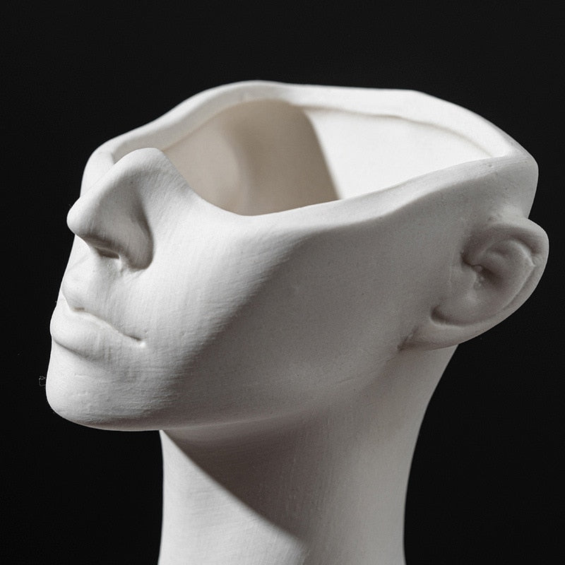 Ceramic Vase of Half Head