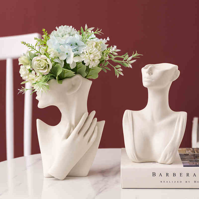 Ceramic Vase of Half Head