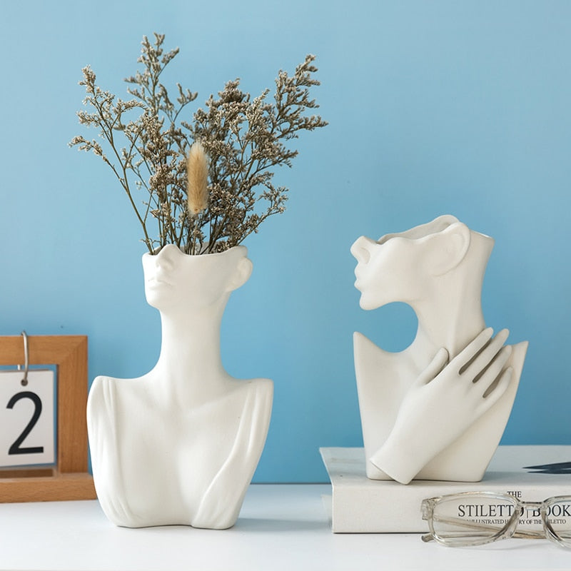 Ceramic Vase of Half Head