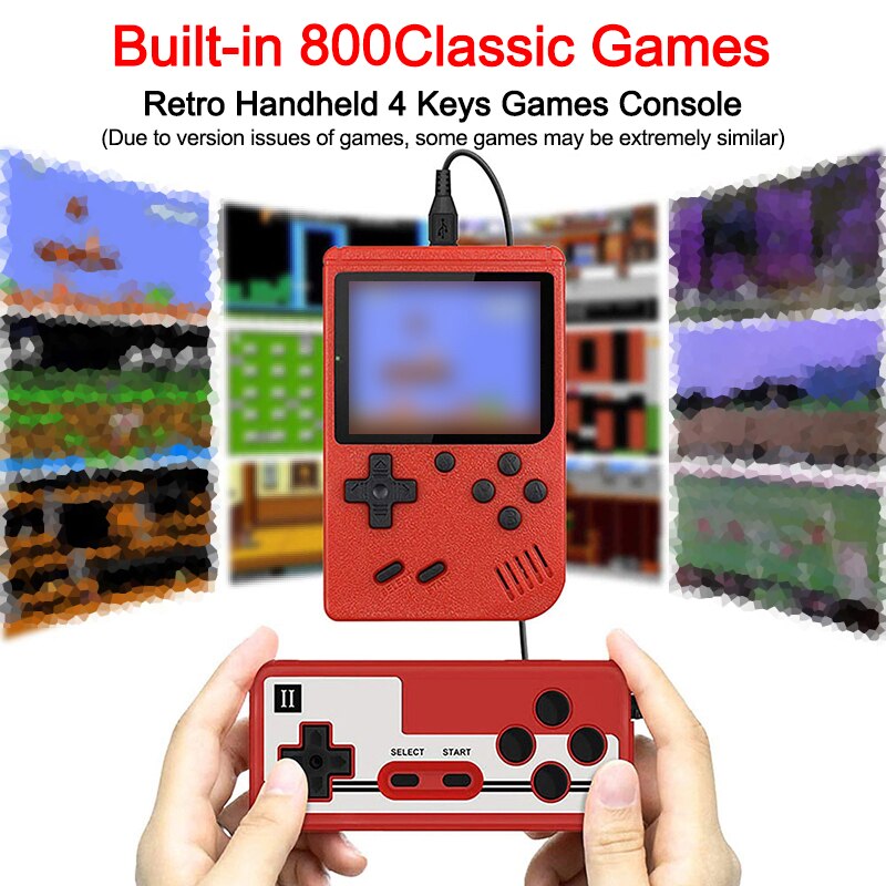 Nostalgic Console with 800 Classic Games